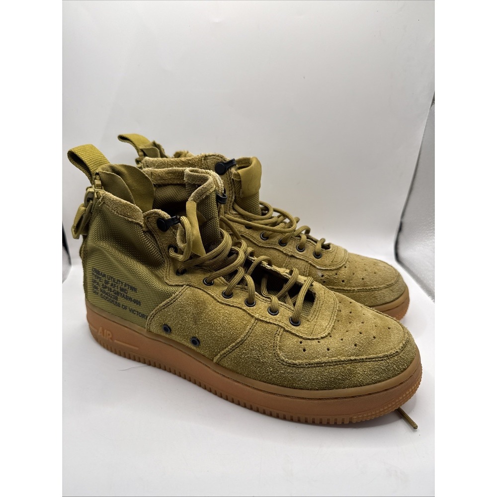 Nike‎ SF AF1 MID Goddess Of Victory Size 7Y  Dessert Storm